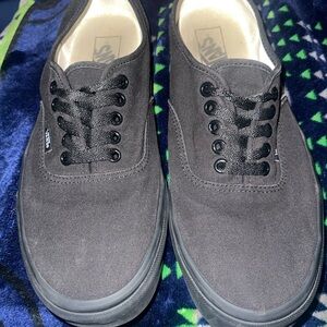 Vans Authentic Men's Black Canvas Sneakers